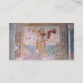 セントマイケル(フレスコ画) 名刺 (裏面)