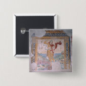 セントマイケル(フレスコ画) 缶バッジ (正面&裏面)