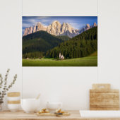 セントマグダレナ | Val di Funes ポスター (キッチン)