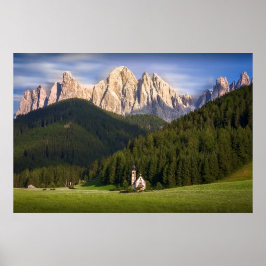 セントマグダレナ | Val di Funes ポスター (正面)
