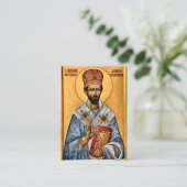 セントマルダリエ・ウスココビッチ正統祈りの言葉カード プレイスカード (スタンド正面)