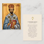 セントマルダリエ・ウスココビッチ正統祈りの言葉カード プレイスカード (正面/裏面)