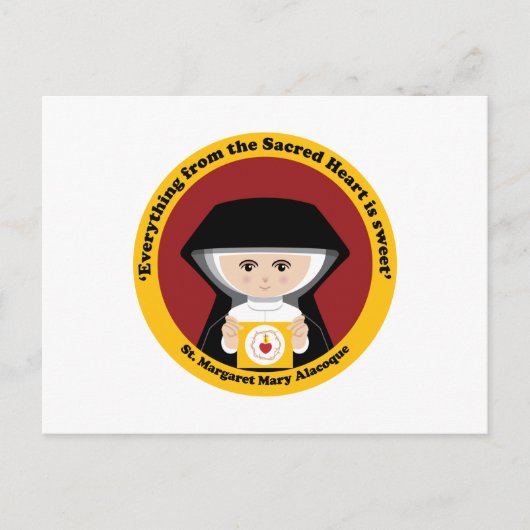 セントマーガレットメアリーアラコク ポストカード (正面)