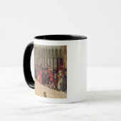 セントマークのスクエアの行列、musiciaの詳細 マグカップ (正面左)