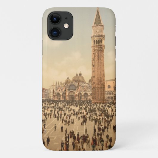 セントマークのスクエアII、ベニス、イタリアのコンサート Case-Mate iPhoneケース (裏面)