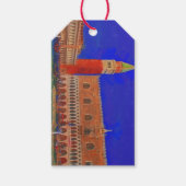 セントマークの正方形のPiazzettaの絵画 ギフトタグ (正面)
