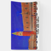 セントマークの正方形のPiazzettaの絵画 横断幕 (縦)