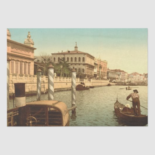 セントマークの近く、ベニス、イタリア 薄葉紙 (正面)