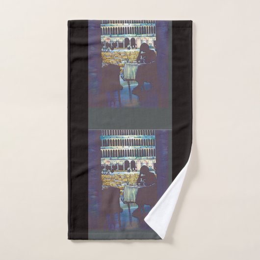 セントマークシルエット バスタオルセット (ハンドタオル)