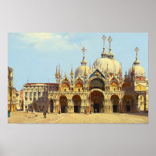 セントマークズスクエアヴェネツィアアントニエッタブランディス ポスター (正面)