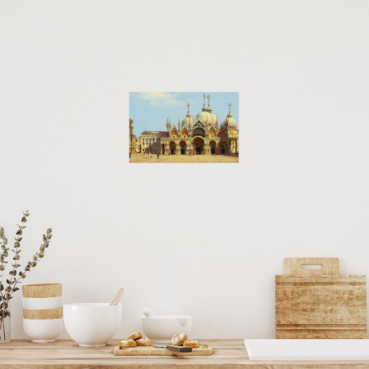 セントマークズスクエアヴェネツィアアントニエッタブランディス ポスター (キッチン)