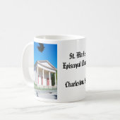 セントマーク、セントマーク、St. Mark'sEpiscopal ChurchCha… コーヒーマグカップ (正面左)