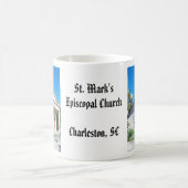 セントマーク、セントマーク、St. Mark'sEpiscopal ChurchCha… コーヒーマグカップ (中央)