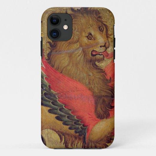 セントマーク(パネルの油)のライオン Case-Mate iPhoneケース (裏面)