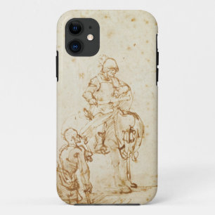 セントマーチンおよびこじき(紙のペン及びインク) iPhone 11 ケース