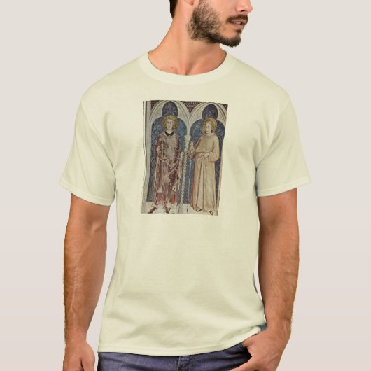 セントマーチンの生命からの場面のフレスコ画 Tシャツ (正面)