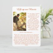 セントマーチンデポレス祈りの言葉人種的調和カード (スタンド正面)