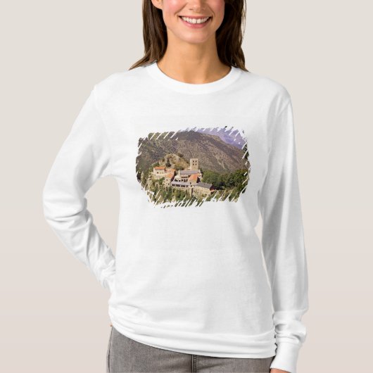 セントマーチンdu Canigouの大修道院の眺め Tシャツ (正面)