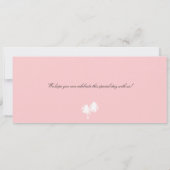 セントマーティン寄宿券の宛先結婚式 招待状 (裏面)