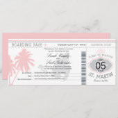 セントマーティン寄宿券の宛先結婚式 招待状 (正面/裏面)