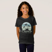 セントマーテンザアイランドレトロフレンドリーシントマーチン Tシャツ (正面フル)