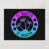 セントマーテンブルーグラディエントシントマーティン ポストカード (正面)