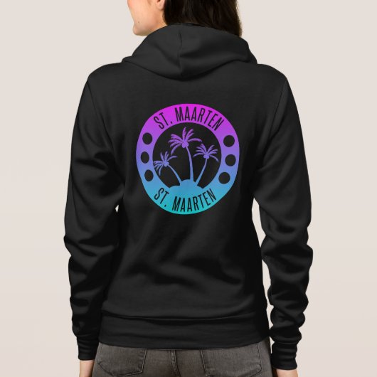 セントマーテンブルーグラディエントシンマルティン パーカ (裏面)