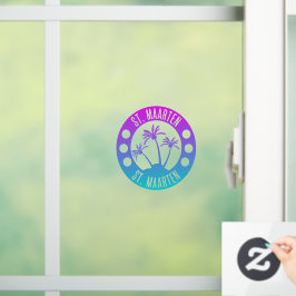 セントマーテンブルーグラデーションシントマーチン ウィンドウサイン