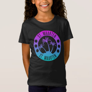 セントマーテンブルーグラデーションシントマーチン Tシャツ