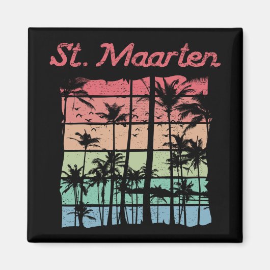 セントマーテンレインボーカラーズシントマーチン マグネット (正面)