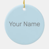 セントマーテンレトロカリブのヴィンテージアイランド飛行機 セラミックオーナメント (裏面)