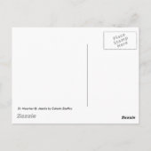 セントマーテン万華鏡のように千変万化するパターン ポストカード (裏面)