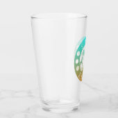 セントマーテン海アクアブルーグラデーションシントマーチン タンブラーグラス (右)