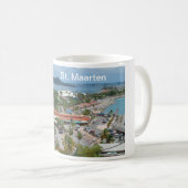 セントマールテン島 – マリゴット湾 コーヒーマグカップ (正面右)