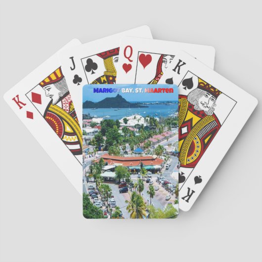 セントマールテン島 – マリゴット湾 トランプ (裏面)