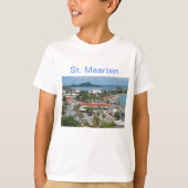 セントマールテン島 – マリゴット湾 Tシャツ (正面)