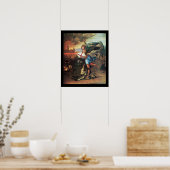 セントミカエルとドラゴン ポスター (キッチン)