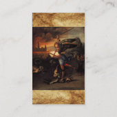 セントミカエルとドラゴン 名刺 (裏面)