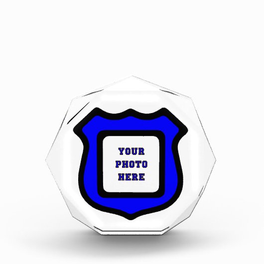 セントミカエルのシールド八角形 フォトブロック (正面)