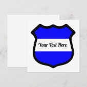 セントミカエルのシールド角 招待状 (正面/裏面)