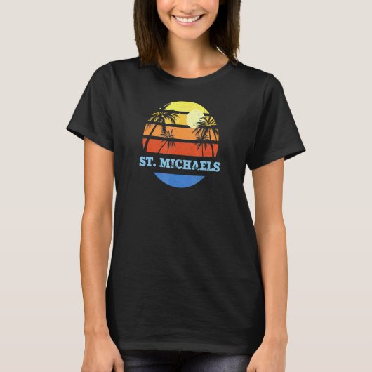 セントミカエルズメリーランドMdビーチ Tシャツ (正面)