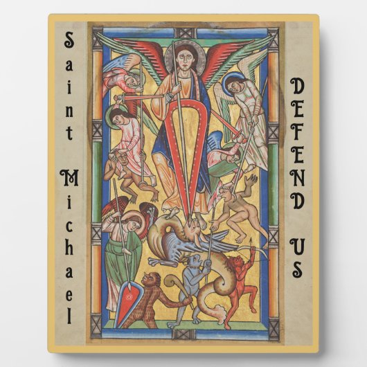 セントミカエル大天使 フォトプラーク (正面)