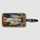 セントミカエル獣の荷物タグを戦う ラゲッジタグ (正面横)