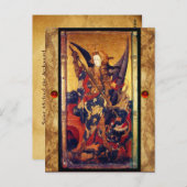 セントミカエル祈りの言葉カード ポストカード (正面/裏面)