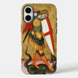セントミカエル・アーチャンエルとドラゴンシーネーゼ祈りの言葉 iPhone 16 PLUSケース
