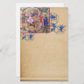 セントミカエル・ザ・アーチャンエルアンティークフローラパーチメント 便箋 (正面/裏面)