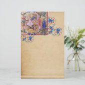 セントミカエル・ザ・アーチャンエルアンティークフローラパーチメント 便箋 (スタンド正面)