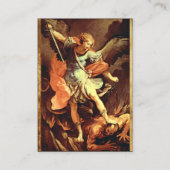 セントミカエル・ザ・アーチャンエルクラフト紙 名刺 (裏面)