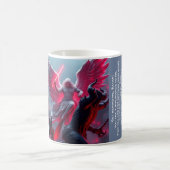 セントミカエル・ザ・アーチャンエルスレイズサタンコーヒーカップ コーヒーマグカップ (中央)