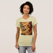 セントミカエル・ザ・アーチャンエル女子ティー Tシャツ (正面フル)